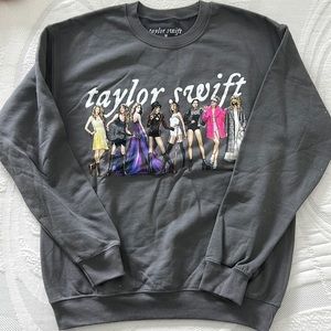 NWOT Taylor Swift Gray Crewneck Sweater